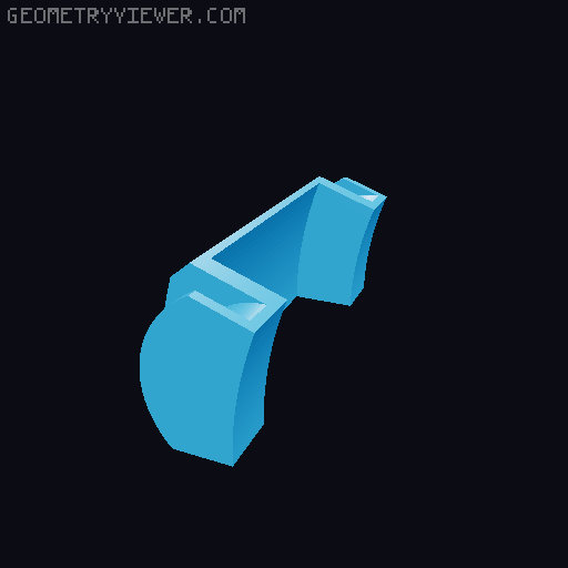 Painters Tape / Masking Tape Tear helper 3D model thumbnail