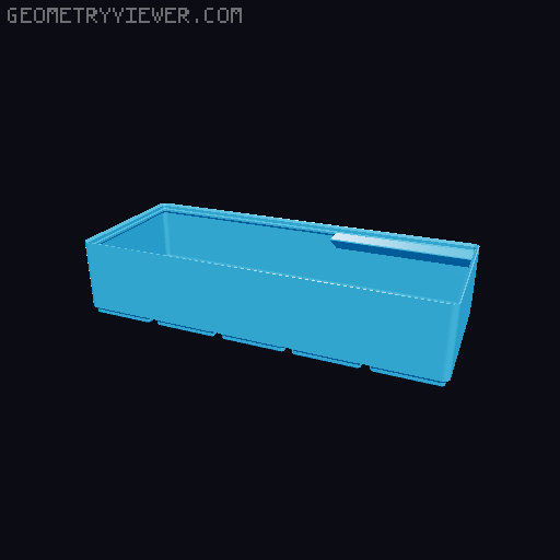 Gridfinity cups height 6 (46mm) collection 3D model thumbnail