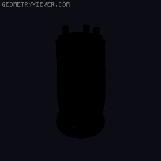 6mm Reversible Ratcheting Screwdriver 3D model thumbnail