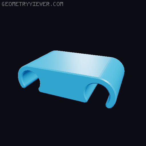 Watercooling / Radiator hose clamps 3D model thumbnail
