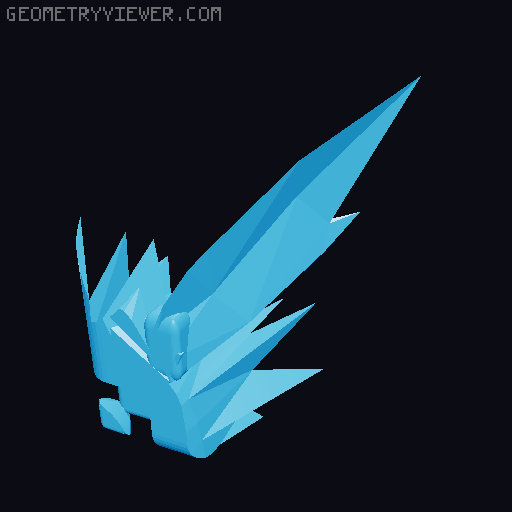 Jolteon Rubik's Cube 2x2 3D model thumbnail