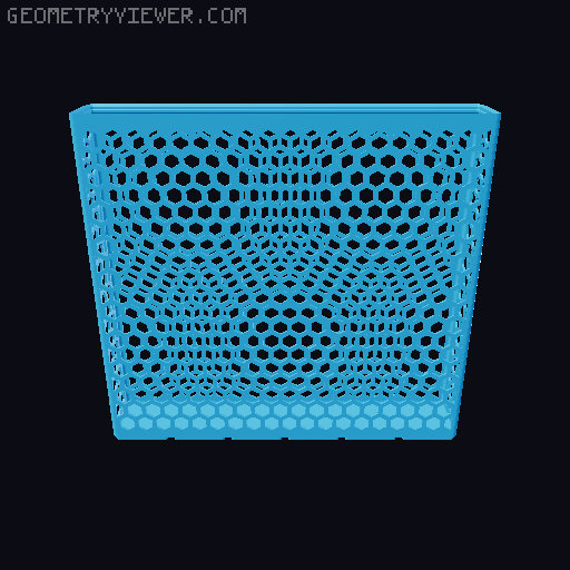 Gridfinity Hex Bins all sizes 3D model thumbnail