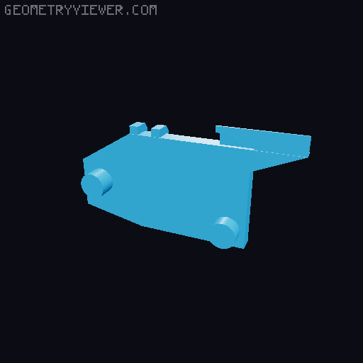 40mm frame parts 3D model thumbnail