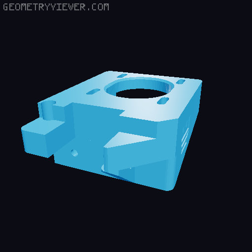 Rook MK1 Speed Mod - Shortened Motor Mounts 3D model thumbnail