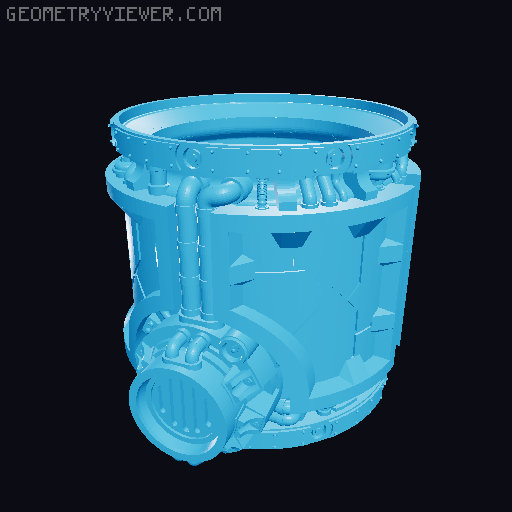 Reactor Ferrum Secundus 3D model thumbnail