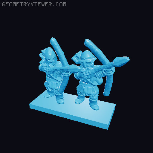 Pinnath Gelin Archers 10mm Scale 3D model thumbnail