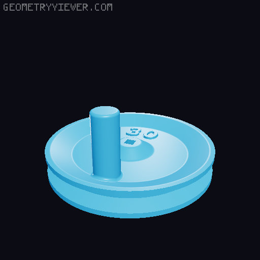 Set de poulies - pulley set 3D model thumbnail