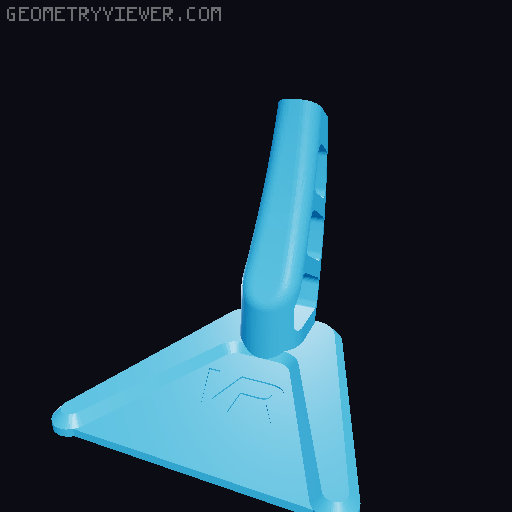 Playstation VR2 (PSVR2) Headset Stand (updated Mar 4) 3D model thumbnail