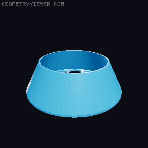 Nutella Glas Dispencer for larger M&Ms 3D model thumbnail
