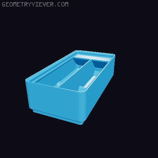 Gridfinity Bin Generator 3D model thumbnail