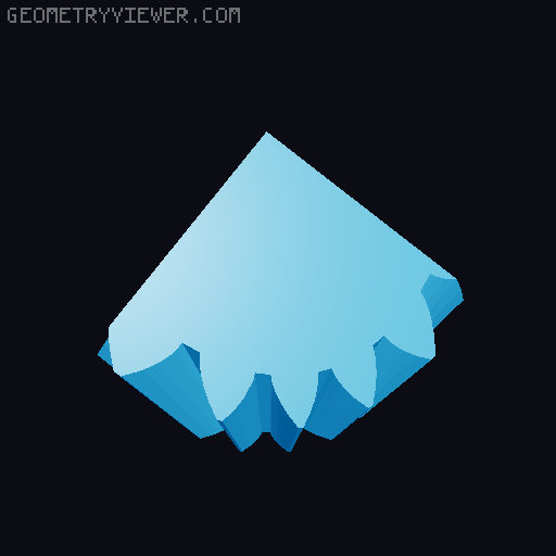 Cube Gear 3D model thumbnail