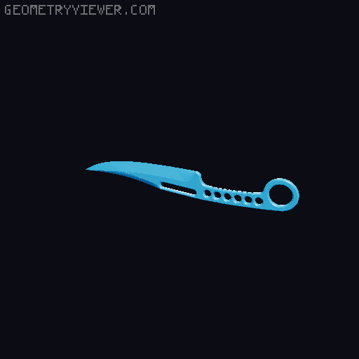 Karambit Knife 3D model thumbnail