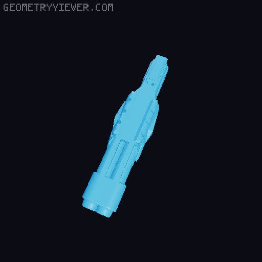 Dummy 13 - Blaster Arms! 3D model thumbnail