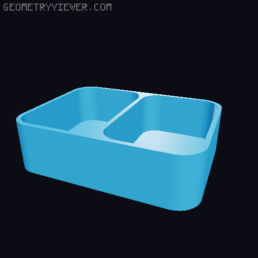 Bin for Ikea skadis - 564 models - hooks need support 3D model thumbnail