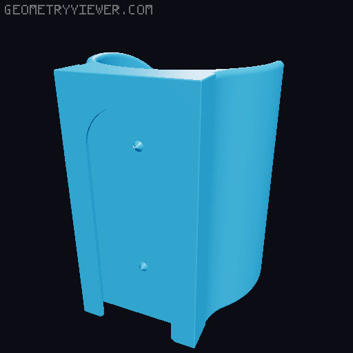 Multiboard bottle holders with open bottom in various sizes 3D model thumbnail