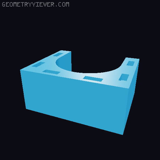 DDD Printable Wall Control System 3D model thumbnail