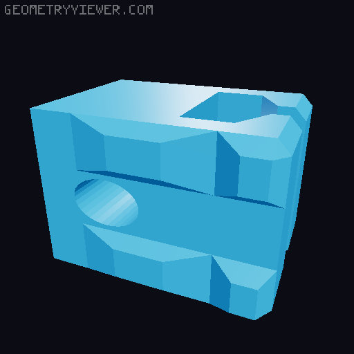 Tak PrintABlok - A Beautiful Strategy Board Game 3D model thumbnail