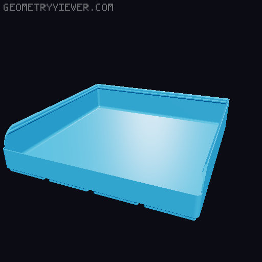 Gridfinity rouded bins collection all sizes 3D model thumbnail