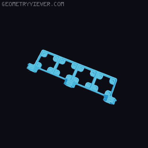 Honeycomb Wall Gridfinity Magnet Base 3D model thumbnail