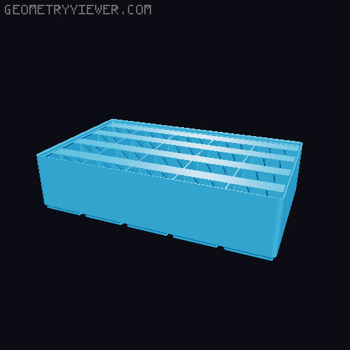 Gridfinity Ultra Light Bins - Divider Label Edition 3D model thumbnail