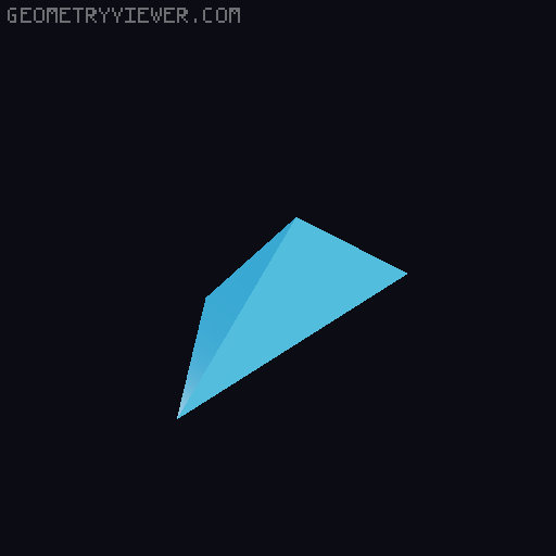 Geometric Wolf/Fox Simplified 200mm 3D model thumbnail