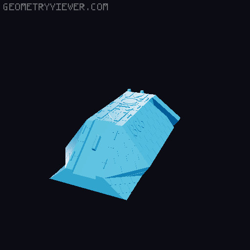 Corvette Class Light Frigate from the Expanse 3D model thumbnail