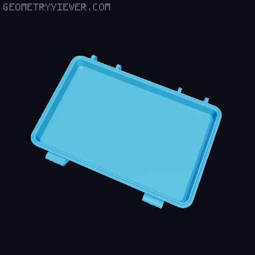 Remix of rugged box to fit Milwaukee Socket holders 3D model thumbnail