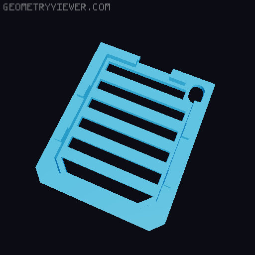 ESP32 D1 Mini Case 3D model thumbnail