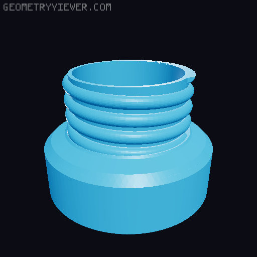 Dust Collector Adapters 3D model thumbnail