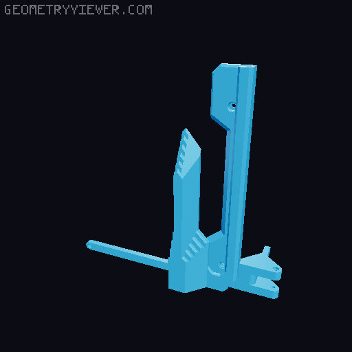 Elegoo Centauri Carbon Lid and plate holder (3 and 5 plate variants). with options of with hinge, without hinge and with mounting point for wifi antenna extension. 3D model thumbnail