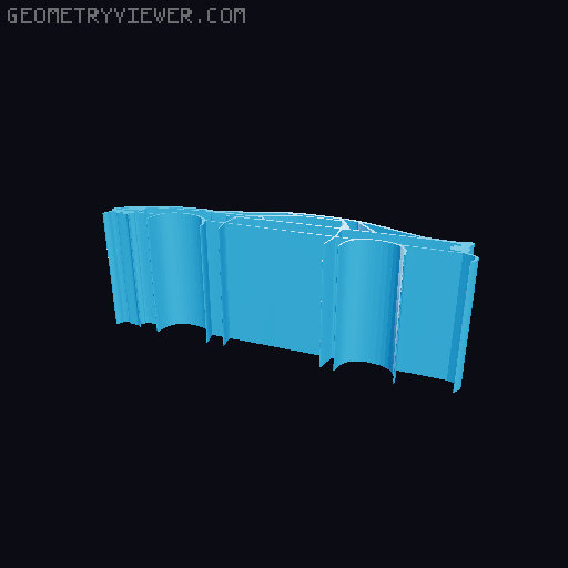Car silhouettes! different models 3D model thumbnail