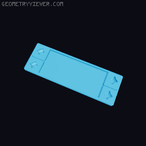 PrintABlok.....longer, wider, diagonaler 3D model thumbnail