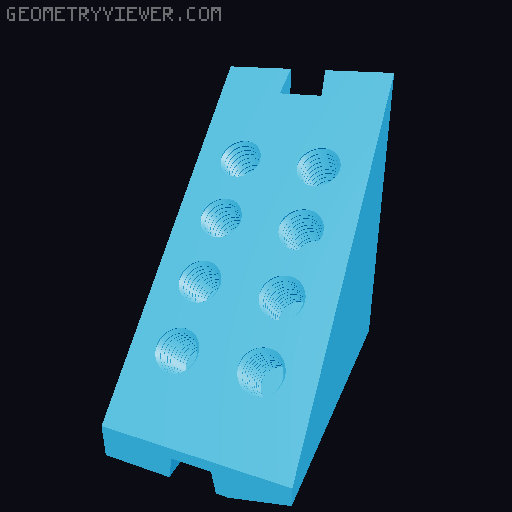 Mk3s+ Side Tray 3D model thumbnail
