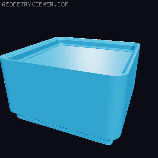 Filled-in Gridfinity Boxes (For Customization) 3D model thumbnail