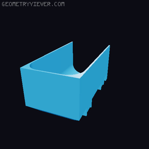 Modular Drawer Organizer Remix 3D model thumbnail