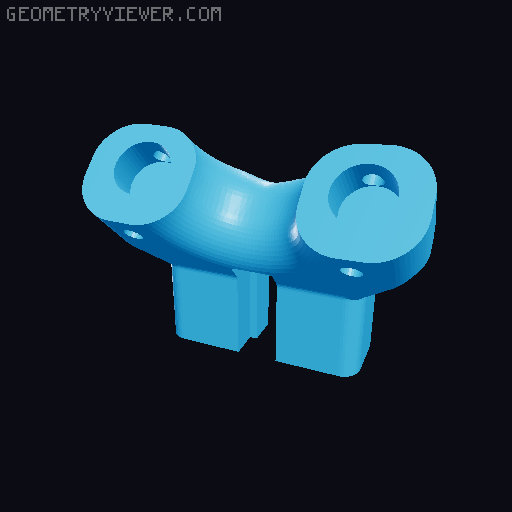 Modular Bike Rack 3D model thumbnail