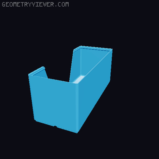 Gridfinity wall cutout collection 3D model thumbnail