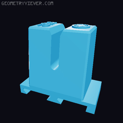 Multiboard - WERA Kraftform MultiConntect mounts REMIX 3D model thumbnail