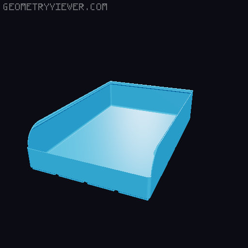 Gridfinity rouded bins collection all sizes 3D model thumbnail