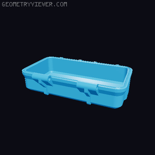 Mafia Card Game Rugged Box 3D model thumbnail