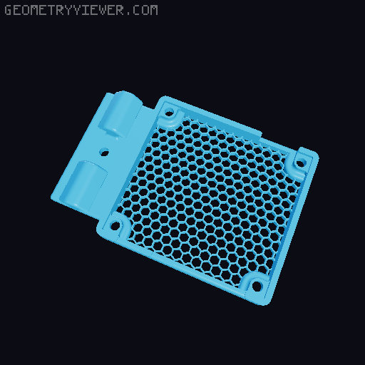 Orange Pi Zero 3 Case 3D model thumbnail