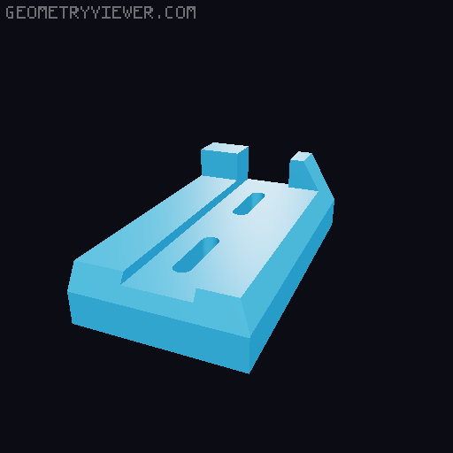 Pulse XE Y-Axis Linear Rail Guide Upgrade 3D model thumbnail