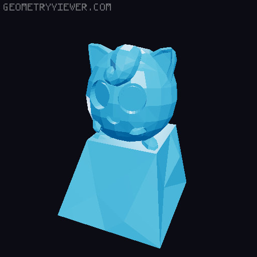 TECLAS ESTILO LOWPOLY 3D model thumbnail