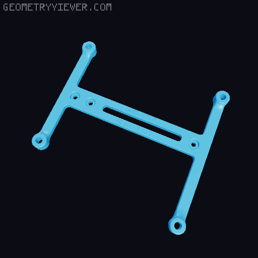 BTT SKR3 EZ MOUNT (FIZZY TECH MOD) 3D model thumbnail