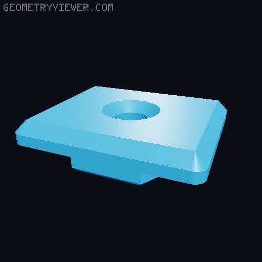Cantilever PTFE Tubing Cutter  3D model thumbnail