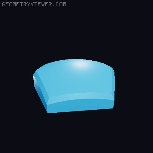 Turtle shell container 3D model thumbnail