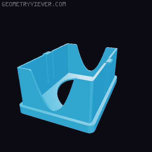 UNO Card Box Deck Holder Kartenschachtel 3D model thumbnail