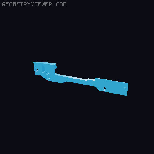 Solenoid Gryphon Neutron files, buffer tube, etc 3D model thumbnail