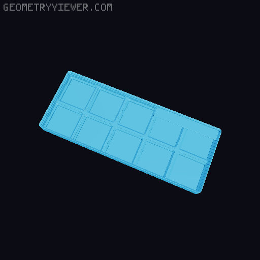 Gridfinity cups height 2 (18mm) collection 3D model thumbnail
