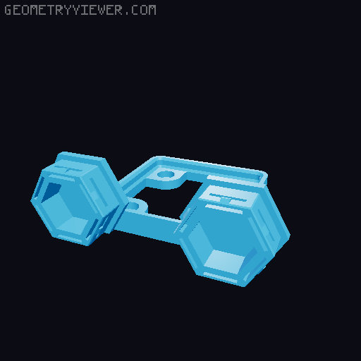 Honeycomb Wall Gridfinity Magnet Base 3D model thumbnail